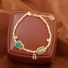 Hyacinth's original design of a new Chinese-style gourd bracelet and emerald chalcedony bracelet will be a bestseller on Douyin in the autumn and winter of 2025 details Picture